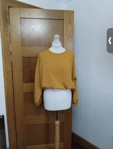 Made In Italy long sleeve top Colour Orange One Size (8-16) - Picture 1 of 5