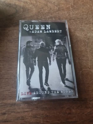 QUEEN + ADAM LAMBERT LIVE AROUND THE WORLD 2020 EMI AUDIO CASSETTE ALBUM NEW - Image 1 of 2