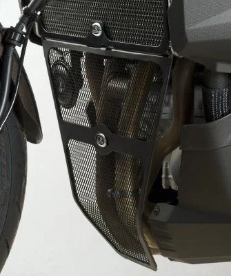 R&G Racing Black Downpipe Grill For 2015-2018 Kawasaki Versys 1000 KLZ1000 LT - Image 1 of 2