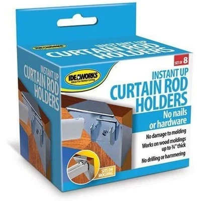 IDEAWORKS JT1851/8 CURTAIN RODS 8 PIECE SET. - Image 1 of 2
