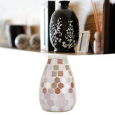 Mosaic Glass Vase Flower Pot Decorative Candle Holder For Room Bedroom Decor ◈