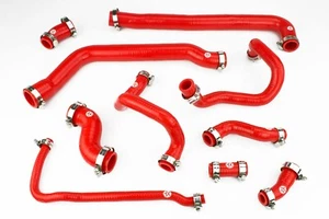 Silicone Radiator Coolant Hoses fit MINI One/Cooper R50 R52 AC '00-'03 Red - Picture 1 of 4