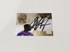 Futera Unique 2012 Louis Saha Autograph on card Brown 14/60 France