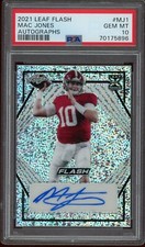 Mac Jones 2021 Leaf Flash Auto Rookie RC #BA-MJ1 PSA 10