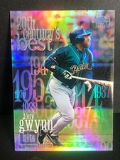 TONY GWYNN  2000 Topps Chrome RERFRACTOR 20th Century's Best Card #468 PADRES