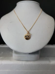 PAPARAZZI JEWELRY Mom Pendant Necklace And Earrings Set NWT Gold Tone - Picture 1 of 6