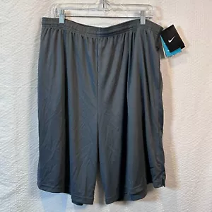 Nuevo con etiquetas Nike Dri-Fit Hombre XXL Gris Pantalones Cortos de Entrenamiento 398513 Flex Vent - Imagen 1 de 10