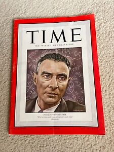 Time Magazine November 8, 1948- featuring Physicist Oppenheimer