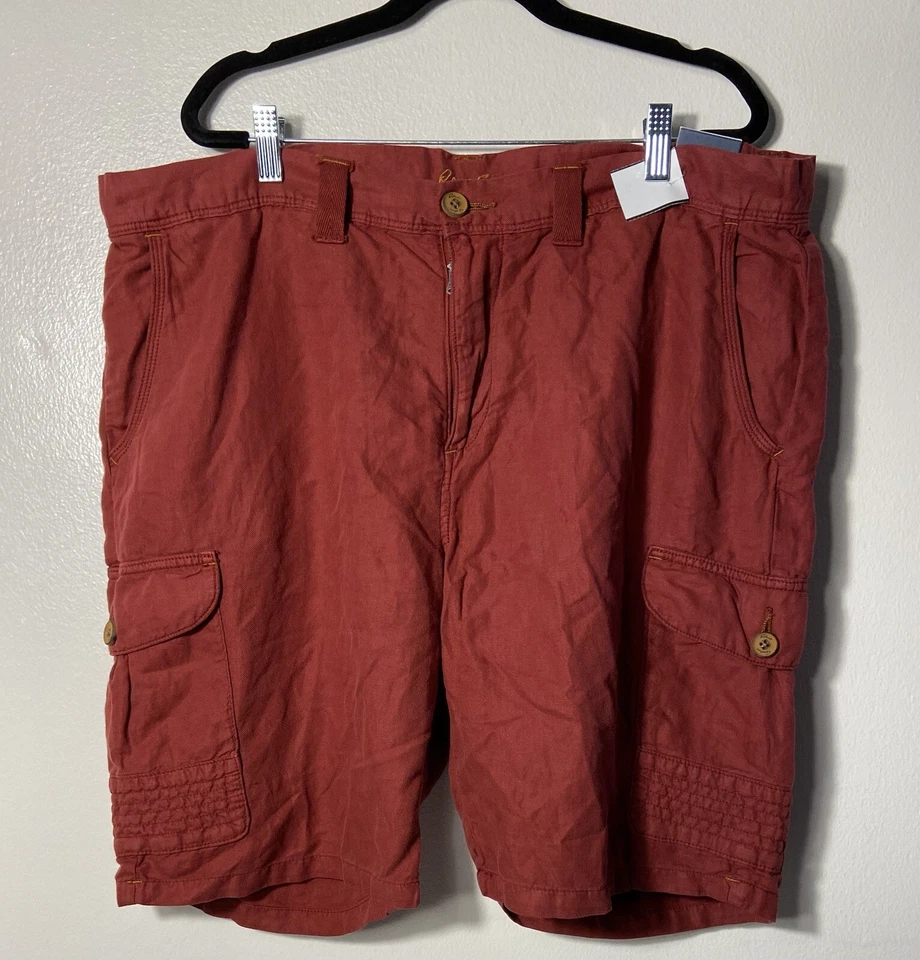 Pantalones cortos cargo Robert Graham de mezcla de algodón de lino para hombre nuevos con etiquetas - talla 40 Foto 1 de 4