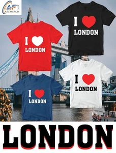 I LOVE LONDON T-shirt Capital of England Country gift Great Britain souvenir - Picture 1 of 15