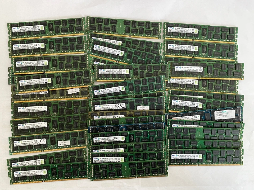 39x 8GB 312 GB DDR3 ECC RAM PC3L-12800R Arbeitsspeicher - Bild 1 von 1