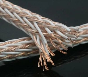 Hifi audio OCC Copper T24 Core Wire DIY Audio speaker Cable - Picture 1 of 3