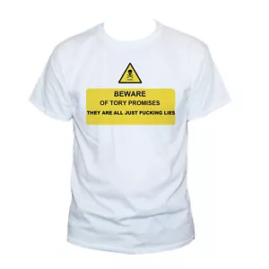 Political Anti Tory/ Conservative T shirt Left Wing Activist Protest Top New - Picture 1 of 6