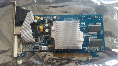 Vintage Legacy Nvidia GeForce FX5200 128MB SH5200TB-128D AGP VGA DVI Video Card - Image 1 of 2