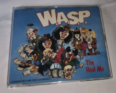 W.A.S.P. import picture disc cd single THE REAL ME 3 tracks wasp - Image 1 of 4