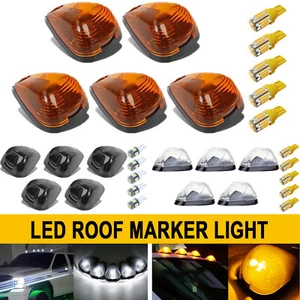 5* Amber LED Smoke Cab Roof Marker Light Kit for Ford E-250 E-350 Super Duty - Picture 1 of 189