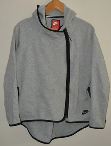 NIKE Tech Fleece Asymmetric Full Zip Cape Hoodie Sweatshirt - Large - 669613-063 - Picture 1 of 8