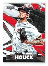 2021 Topps Fire Tanner Houck Rookie #64  RC Boston Red Sox Baseball Card