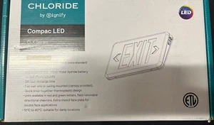 Philips Chloride, CLX Series LED Exit Sign, Model: CLXNRW - Picture 1 of 3