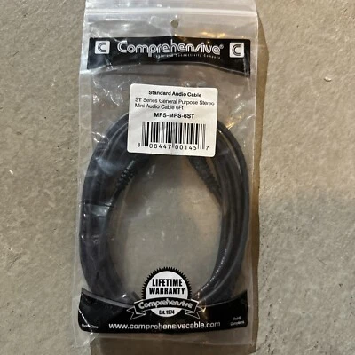 Comprehensive, MPS-MPS-6ST, 3.5mm Stereo Mini Plug to Plug A....LSS-6 - Image 1 of 2
