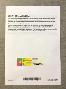 MS SQL Server 2014 OEM 5er User CALs (für Benutzer) - Bild 1 von 1