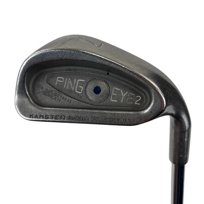 Empuñadura de gamuza Ping Eye 2 Blue Dot Karsten 7 hierro diestro 37" ZZ Lite acero rígido Avon Foto 1 de 4