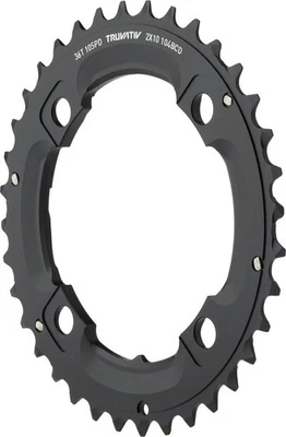 Plato de aleación SRAM Truvativ X0 X9 36T 10 velocidades, 104 BCD, negro para MTB y carretera Foto 1 de 2