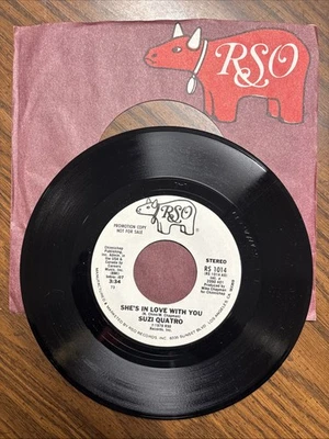 Suzi Quatro - She's In Love With You / Mono/Stereo -PROMO 45 Vinyl RARE Foto 1 de 4