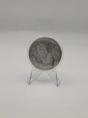 China Panda 2015 10 yuanes 1 oz plata .999 - nuevo BU OMP - SKU-U2896 - STOCK Foto 1 de 2