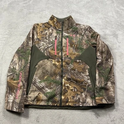 Under Armor Realtree Scent  Control Storm Jacket Women’s M Green Camo Hunting - Image 1 of 4
