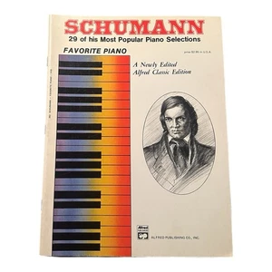 Schumann 29 Most Popular Piano Selections Alfred Classic Edition NOS 1976 VTG - Picture 1 of 4