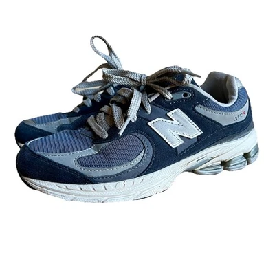 Boys New Balance 2002R Running Shoes Blue Athletic Sneakers Sleek Comfy Size 5Y - Image 1 of 4