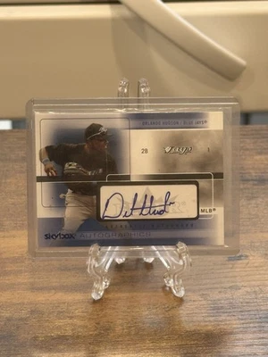 Skybox Autographics 2005 - Autographics Orlando Hudson #AG-OH azul (AU) Foto 1 de 2