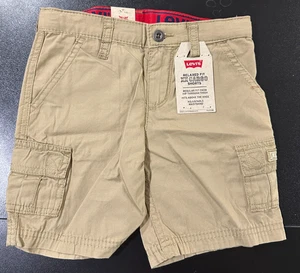 Levi's Boy's Youth XX Cargo Shorts, Harvest Gold Size 4T Relaxed Fit - NWT - Picture 1 of 2