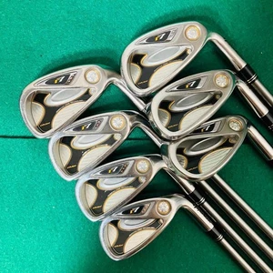 TaylorMade r7 Draw Iron Set 5-9+Pw+Sw REAX 55 RLUS Flex-R 7pcs Right-Handed Used - Picture 1 of 11