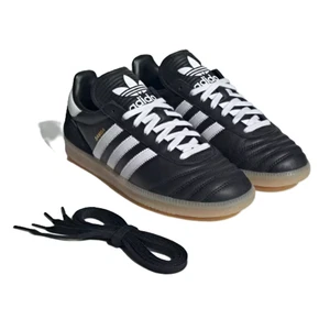 adidas Men's Samba Jp Shoes Black/White/Gum JQ9056 j - Picture 1 of 7