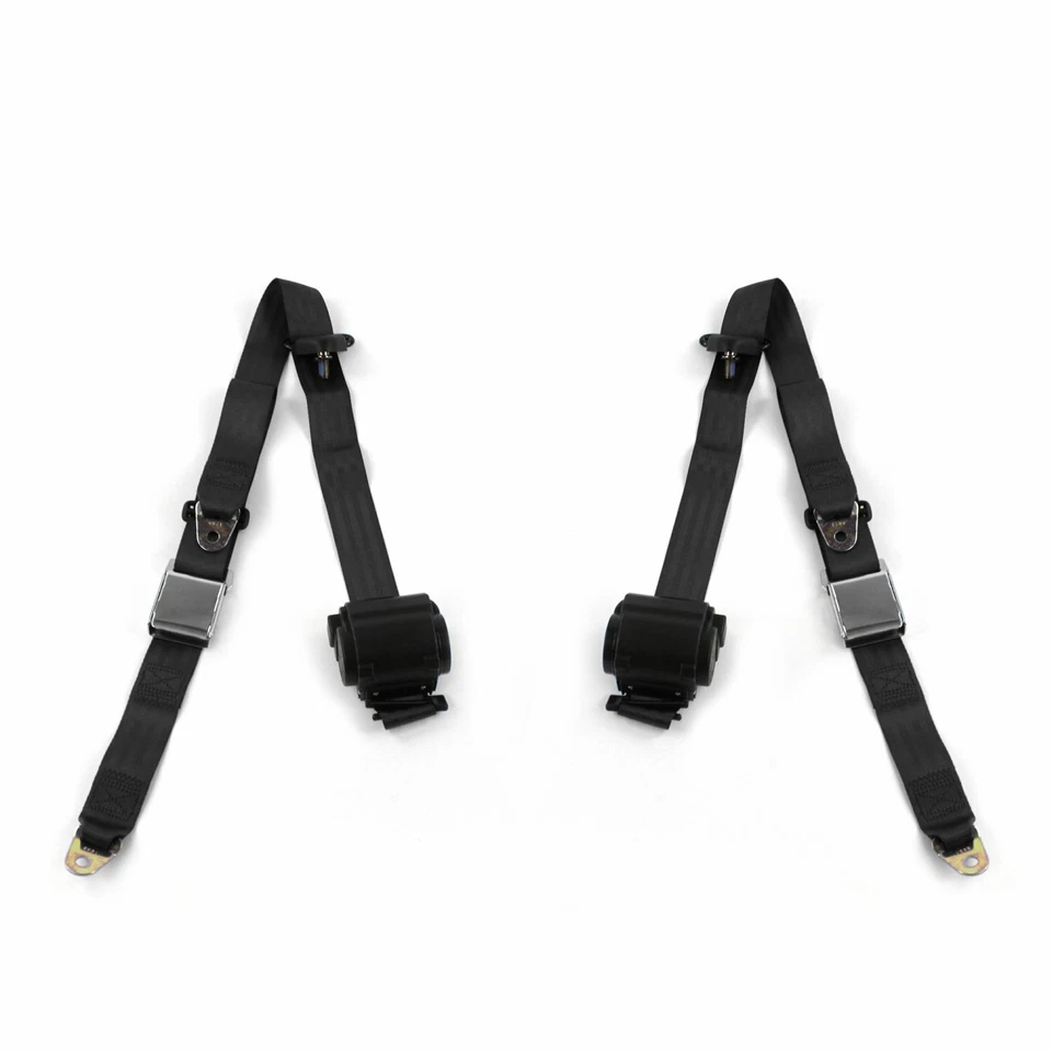 Ford Fairlane 1962 - 1965 Airplane 3pt BK Retract Bucket Seat Belt Kit-2 Belts - Image 1 of 1