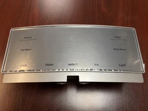 GE Refrigerator Display Touch SS finish, WR17X27465/ WR55X41026 WR55X30487, New - Picture 1 of 6