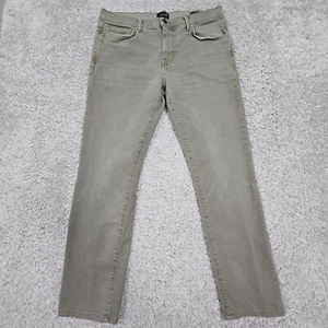 Joes Jeans Mens 34 (Fits 32x29) Khaki The Asher Slim Straight Stretch Denim - Picture 1 of 14