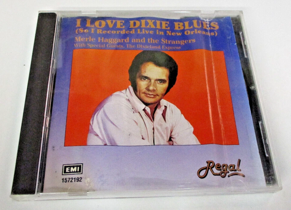 I Love Dixie Blues, Live in New Orleans - Merle Haggard and the Strangers - CD - Image 1 of 3