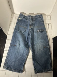Vintage Levi Strauss Regular Straight Leg Denim Blue Jeans Size 4T Zip + Button - Picture 1 of 10