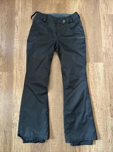 Volcom Snowboard Pants Women’s Size small black Snow Ski Outdoor Pants Flaw - Picture 1 of 17