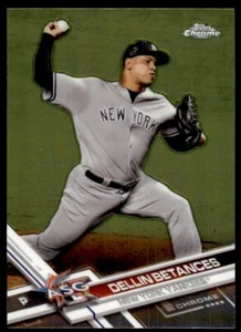2017 TOPPS CHROME UPDATE SERIES DELLIN BETANCES NEW YORK YANKEES #HMT74 - Picture 1 of 2