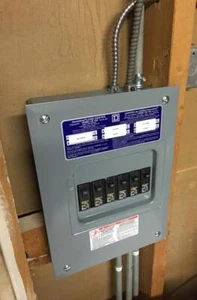 Indoor Main Lug Load Center 100 Amp Electrical Sub-Panel Box 6 Space 12 Circuit - Picture 1 of 8