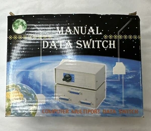 Manual Computer Multiport Data Switch 2 way RJ11-2 - Picture 1 of 5
