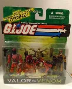 GI JOE Valor vs. Venom paquete de 2 Razor Trooper vs. Neurotoxin 2003 - Imagen 1 de 2