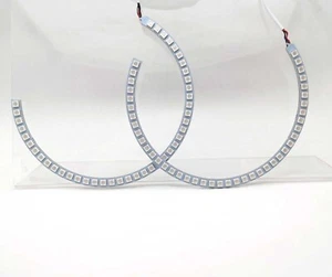 RGB halo ring for Chevrolet Camaro 10-13 halogen Headlight BT APP DRL LED lamp - Picture 1 of 19