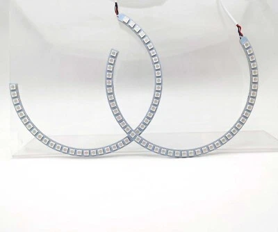 RGB halo ring for Chevrolet Camaro 10-13 halogen Headlight BT APP DRL LED lamp - Image 1 of 4