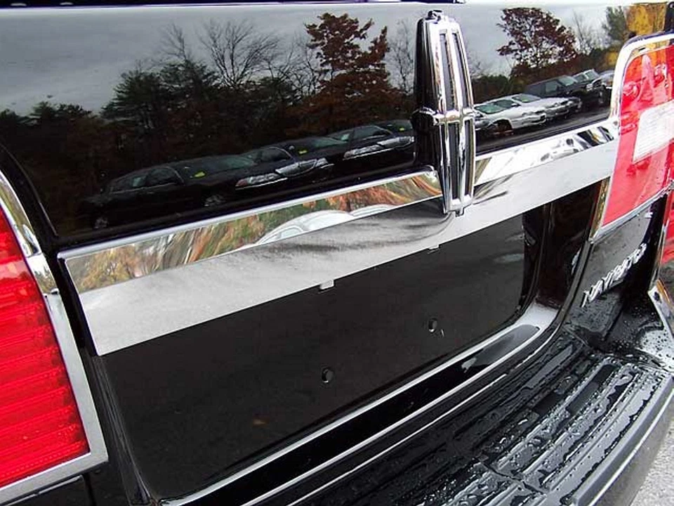 (FOR) 2007-2014 LINCOLN NAVIGATOR 1 Pc Stainless License Bar, Above plate Accent Foto 1 de 1