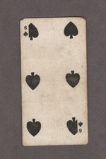 1888 N84 W.Duke Sons & Co. Playing Cards 6 of Spades